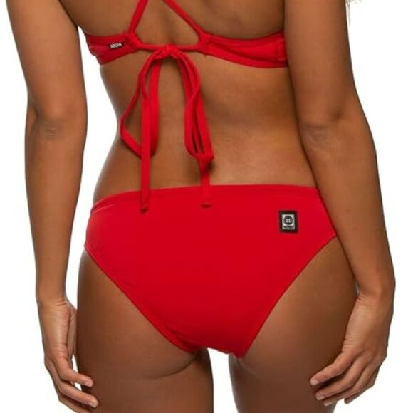 NEW Jolyn Andy Bikini Bottom Pine Dark Green Small Swim Athletic Surf Swimsuit - Picture 10 of 12